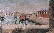 Paul Signac port tn bessin Spain oil painting artist